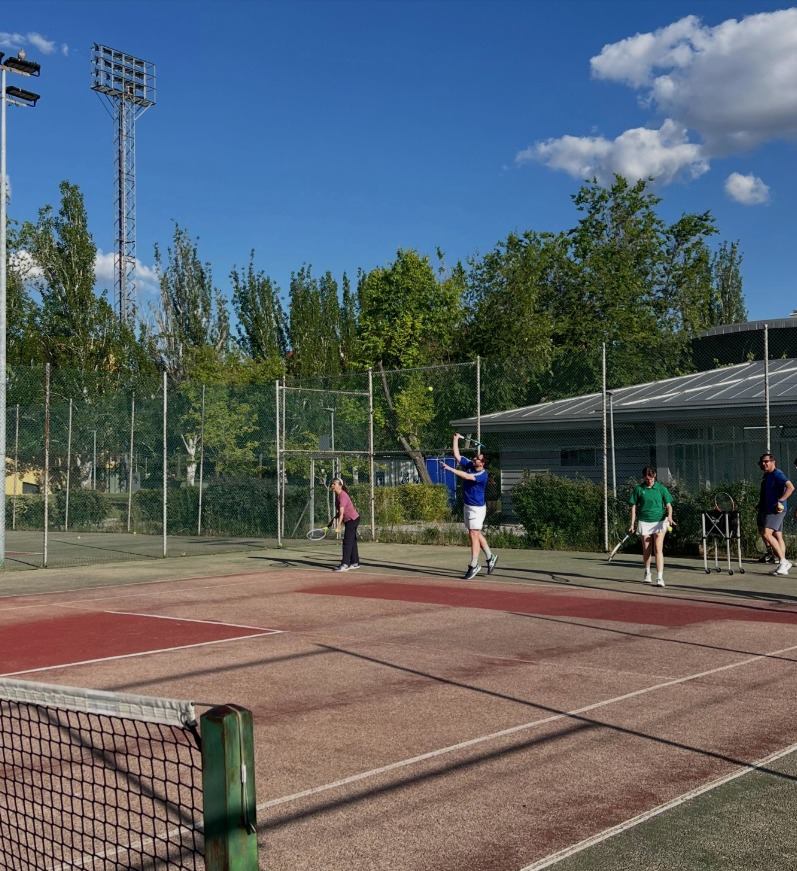 Pista de tierra batida del Club de Tenis Madrid Río